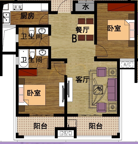 户型-99㎡