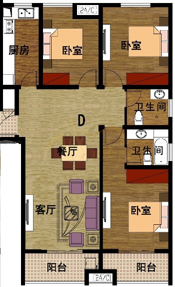 户型-135㎡