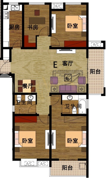 户型-150㎡