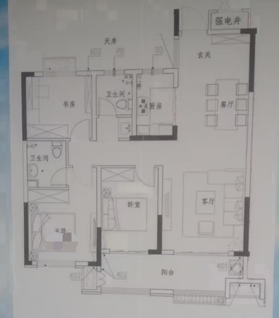太湖县新城小学/新区  118㎡ 毛坯86万元加车位出售