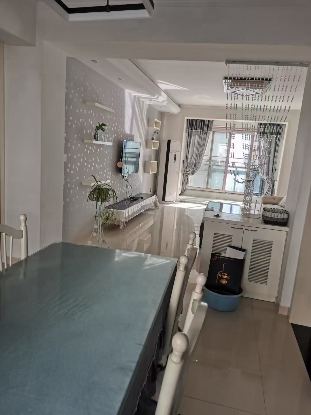 晋湖家园126平，三室两厅两卫精装修，南北双阳台。黄金楼层，带杂物间118.8万。